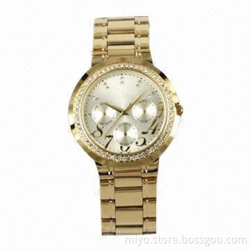 Unisex Fashion Style Wristwatch, Metal Material, Logo and Colors Can be Customized by Customer